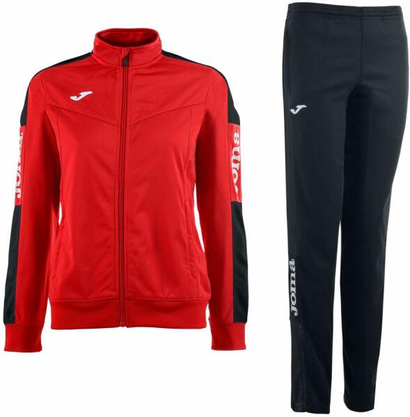 Joma Trening dama Joma Champion IV bluza rosu/negru, pantalon negru  (Trening dame) - Preturi