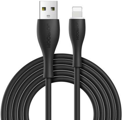 USB-lightning töltő-adat kábel, 2.4A, 2m, fekete, prémium minőség vásárlás,  olcsó USB-lightning töltő-adat kábel, 2.4A, 2m, fekete, prémium minőség  árak, Kábel, csatlakozó akciók