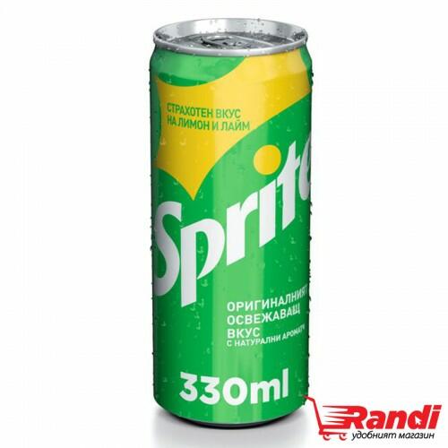 Sprite Газирана напитка Sprite 330мл. кен Газирани напитки Цени, оферти ...