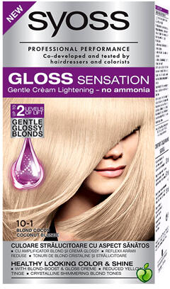 Syoss Gloss Sensation Боя за коса 10-1 Балсами за коса Цени, оферти и  мнения, списък с магазини, евтино Syoss Gloss Sensation Боя за коса 10-1