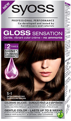 Syoss Gloss Sensation Боя за коса 5-1 Балсами за коса Цени, оферти и  мнения, списък с магазини, евтино Syoss Gloss Sensation Боя за коса 5-1