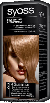 Syoss Color Боя за коса 7-6 Балсами за коса Цени, оферти и мнения, списък с  магазини, евтино Syoss Color Боя за коса 7-6
