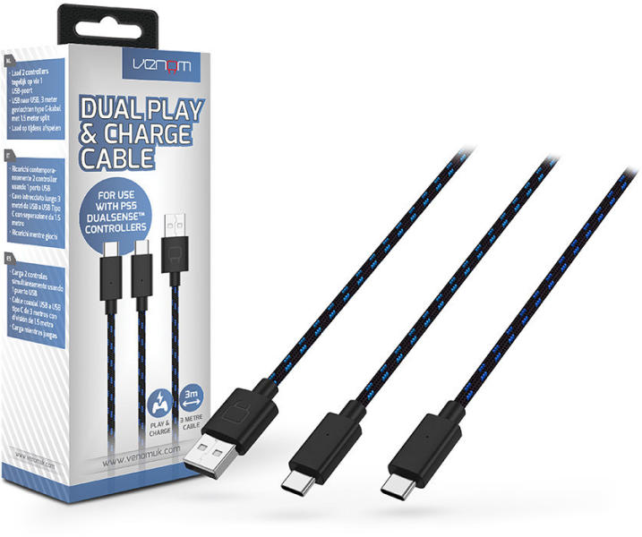 Dual Play & Charge Cable USB Type-C for PS5 (VS5002)