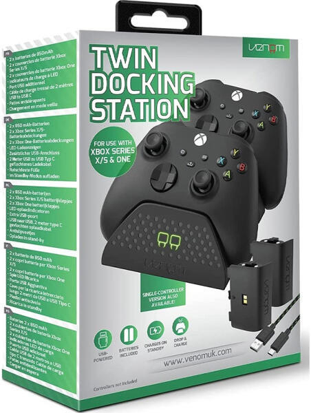 Vásárlás: Venom Twin Docking Station Xbox Series S/X (VS2871/VS2881)  Játékkonzol, kontroller dokkoló állomás árak összehasonlítása, Twin Docking  Station Xbox Series S X VS 2871 VS 2881 boltok