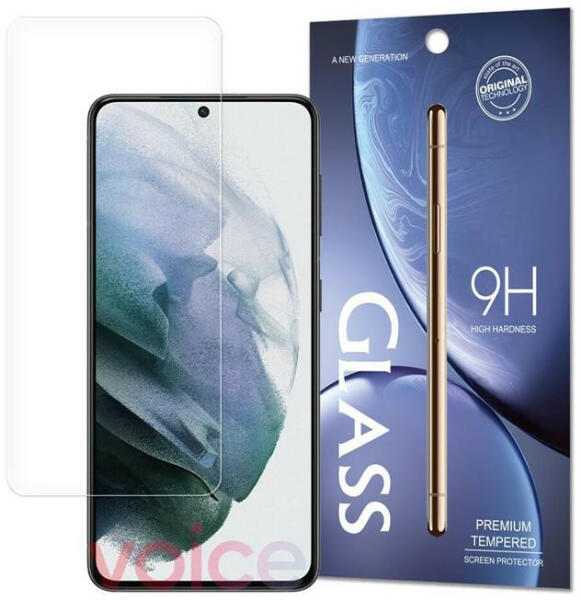 edzett üveg tempered glass 9H képernyővédő fólia Samsung Galaxy S21 + 5G  (S21 Plus 5G) üvegfólia