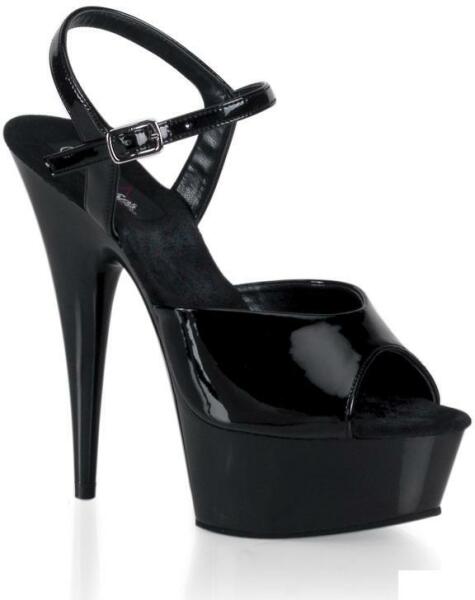 Vásárlás: Pleaser Delight fekete szandál. 44-es - szexshop Szexi cipő,  csizma árak összehasonlítása, Delight fekete szandál 44 es szexshop boltok