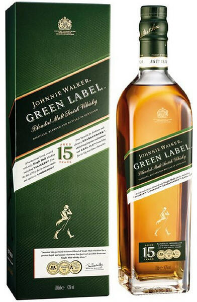 Johnnie Walker Green Label 15 Years 0,7 l 43% (Whisky) - Preturi