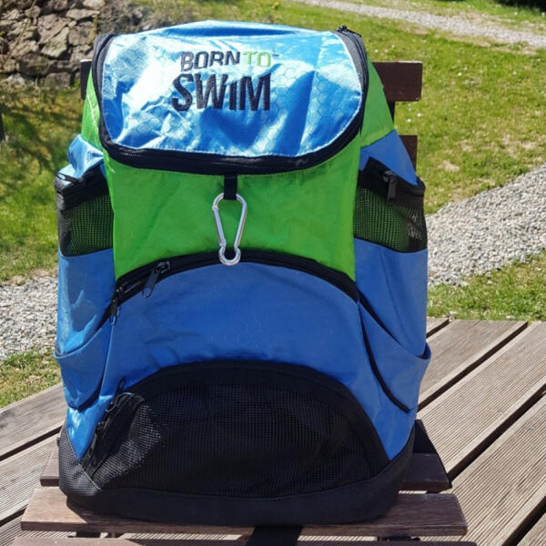 BornToSwim Rucsac pentru înot borntoswim shark mini backpack verde/albastru  (Rucsac) - Preturi
