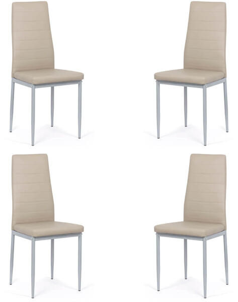 Comenzi-scaune Set 4 scaune bucatarie-bej (BUC263-4-bej) (Scaun de bucatarie)  - Preturi