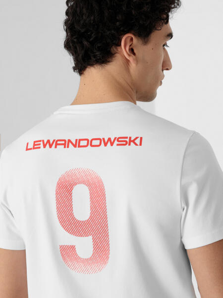 4F Tricou de suporter pentru bărbați 4F x Robert Lewandowski (Tricou  barbati) - Preturi