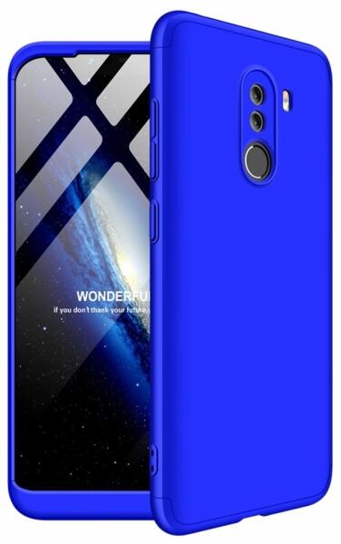 TSS Group Husa Pentru XIAOMI Pocophone F1 - 360 Grade Luxury Colorful TSS,  Albastru (Husa telefon mobil) - Preturi