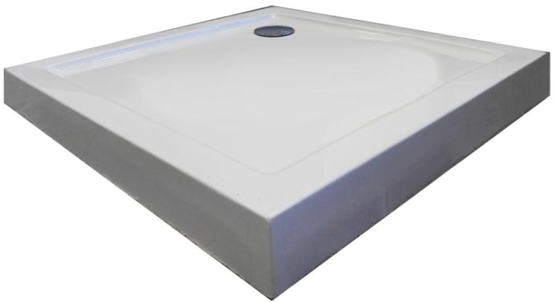 SanoAcryl 80x80x12 cm előlappal (B80)