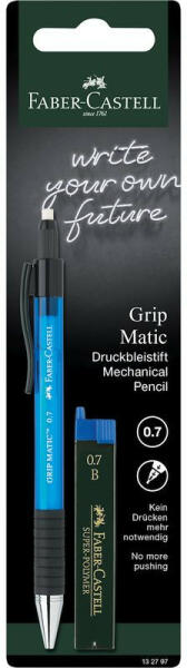 Vásárlás: Faber-Castell - Töltőceruza 0, 7mm GRIP MATIC + ironbetét B BL  (132797) Ceruza árak összehasonlítása, Töltőceruza 0 7 mm GRIP MATIC  ironbetét B BL 132797 boltok