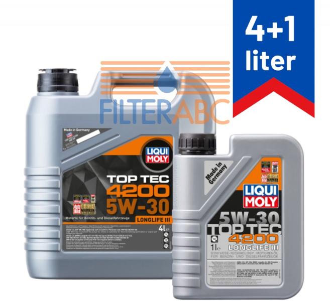 Liqui Moly 20L Top Tec 4200 Motor Oil 5W-30 (20125)