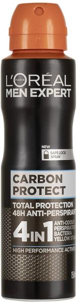 L'Oréal Men Expert Carbon Protect deo spray 150 ml dezodor vásárlás, olcsó  L'Oréal Men Expert Carbon Protect deo spray 150 ml izzadásgátló árak, akciók