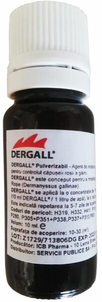Dergall Solutie anti paduchi de gaina Dergall 10ml (Insecticide) - Preturi