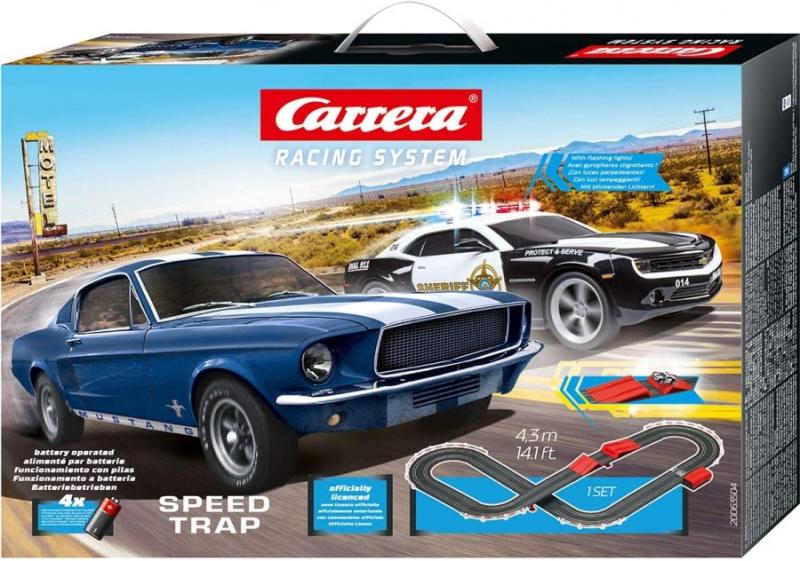 Carrera Go!!! Speed Trap 1:43 Scale Slot Car Racing Set