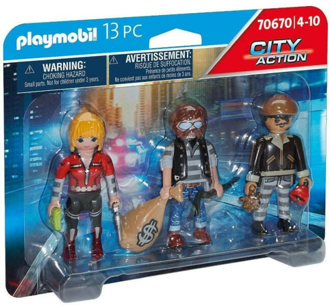 Vásárlás: Playmobil City Action - Figura szett bűnözők (70670) Playmobil  árak összehasonlítása, City Action Figura szett bűnözők 70670 boltok