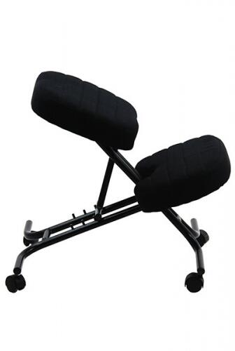 Scaun birou tip kneeling chair OFF093 negru (Scaun ergonomic tip Kneeling)  - Preturi
