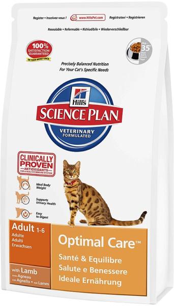 Science Plan Adult Optimal Care lamb & rice 10 kg