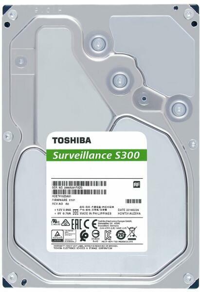Toshiba S300 Surveillance 3.5 6TB 5400rpm 128MB SATA (HDWT860UZSVA) (Hard  Disk) - Preturi