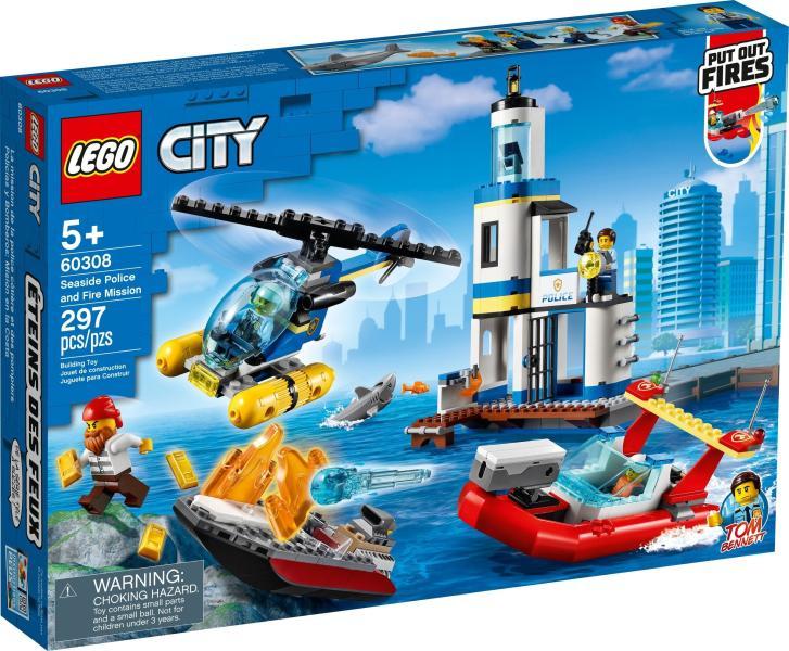 City - Tengerparti rendőrségi és tűzoltó küldetés (60308)