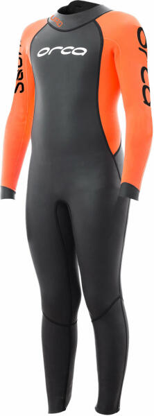 Orca - costum neopren copii Jr Squad Openwater wetsuit - negru portocaliu ( Costum de scafandru) - Preturi