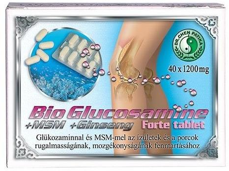 Bio-Glucosamine + MSM + Ginseng Forte tabletta 40 db
