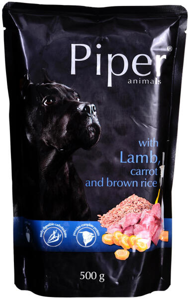 Piper with Lamb, carrot and brown rice 500 g