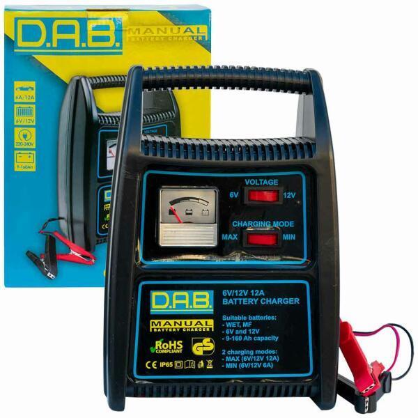Vásárlás: D.A.B 6/12V 12A Jármű akkumulátor töltő árak összehasonlítása, 6  12 V 12 A boltok