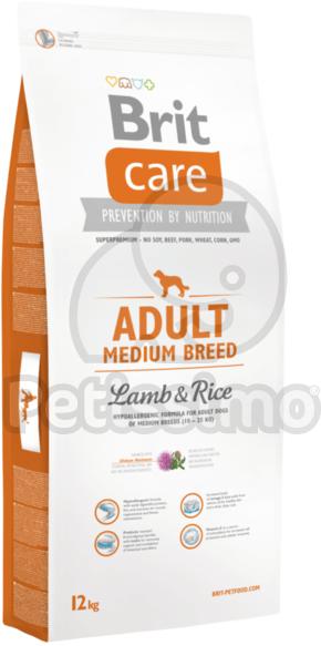 Care Adult Medium Breed Lamb & Rice 12 kg