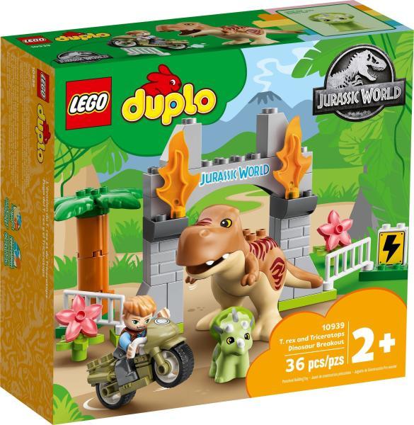 Vásárlás: LEGO® DUPLO® - Jurassic World T-Rex és Triceratops futás közben  (10939) LEGO árak összehasonlítása, DUPLO Jurassic World T Rex és  Triceratops futás közben 10939 boltok