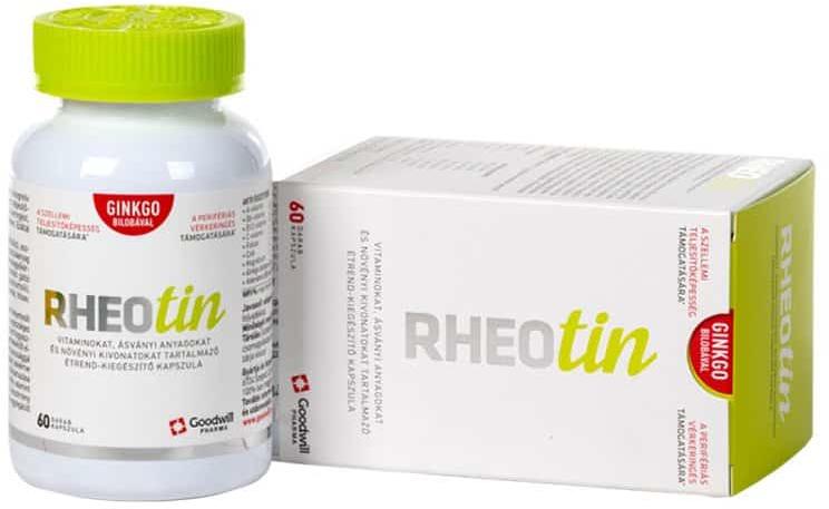 Vásárlás: Goodwill Pharma Rheotin kapszula 60 db Táplálékkiegészítő árak  összehasonlítása, Rheotinkapszula60db boltok