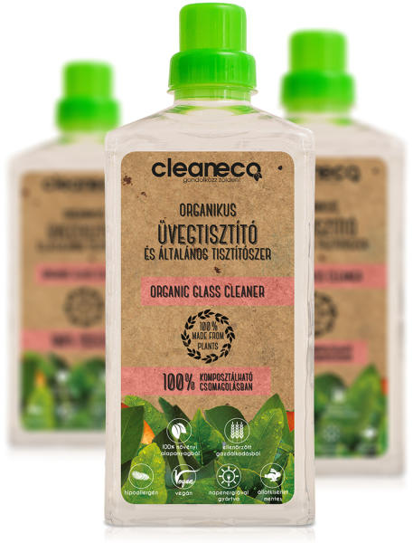 Vásárlás: Cleaneco Organikus üvegtisztító és általános tisztítószer 1l  Tisztító- és fertőtlenítőszer árak összehasonlítása, Organikus üvegtisztító  és általános tisztítószer 1 l boltok