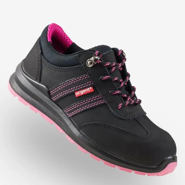 Vásárlás: Urgent cipő Lady 214 S1 női munkavédelmi cipő, fekete-rózsaszín  (LF00788) Munkavédelmi cipő, csizma árak összehasonlítása, cipő Lady 214 S  1 női munkavédelmi cipő fekete rózsaszín LF 00788 boltok
