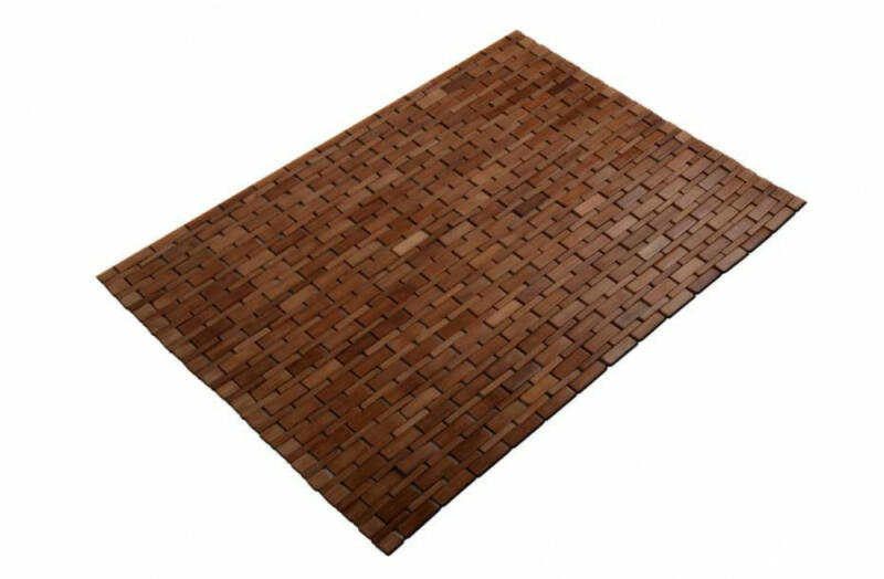 60x90 Fürdőszobaszőnyeg bambusz kilépő méz barna