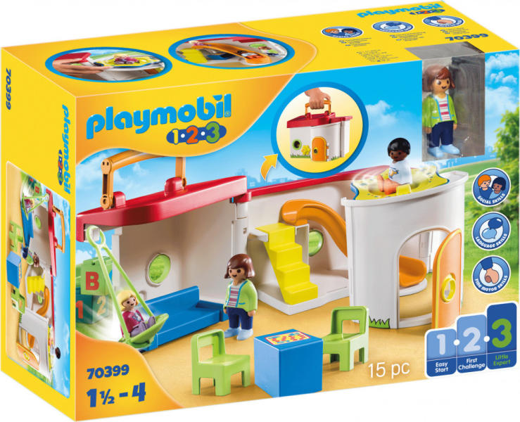 Vásárlás: Playmobil 1.2.3 Hordozható óvoda (70399) Playmobil árak  összehasonlítása, 1 2 3 Hordozható óvoda 70399 boltok