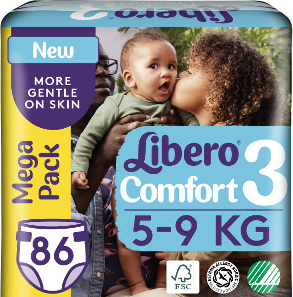 Vásárlás: Libero Comfort 3 Midi (5-9kg) 86db Pelenka árak összehasonlítása, Comfort  3 Midi 5 9 kg 86 db boltok