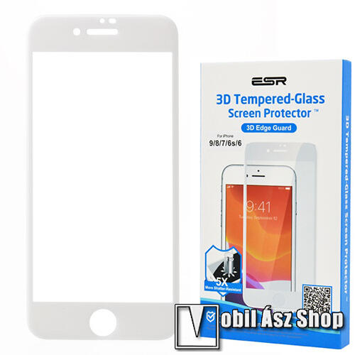 Vásárlás: ESR előlap védő karcálló edzett üveg - FEHÉR - 0.3mm, 9H - A  TELJES KIJELZŐT VÉDI! - APPLE iPhone SE (2022) / iPhone SE (2020) / iPhone  7 / iPhone 8 /