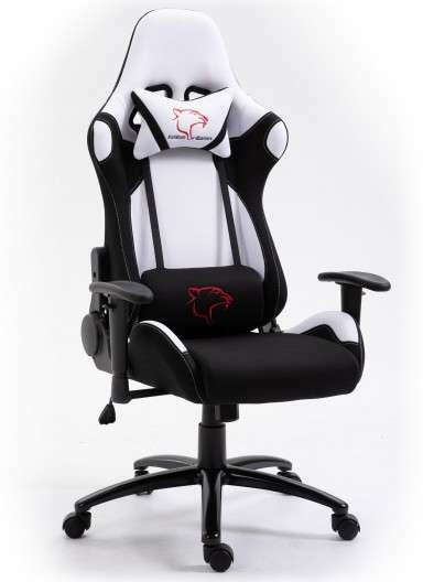 Vásárlás: Dark Gamer szék nyak- és derékpárnával - fehér-fekete  (F4GFG38W/F) Gamer szék árak összehasonlítása, Dark Gamer szék nyak és  derékpárnával fehér fekete F 4 GFG 38 W F boltok