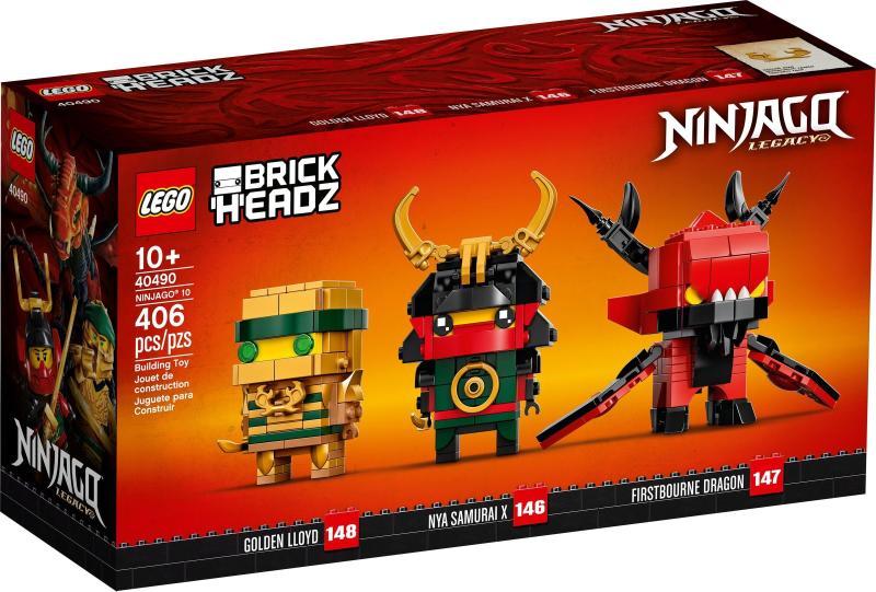 Vásárlás: LEGO® BrickHeadz - NINJAGO® - 10. évforduló (40490) LEGO árak  összehasonlítása, BrickHeadz NINJAGO 10 évforduló 40490 boltok