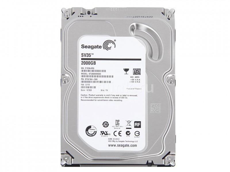 Seagate SV35 3.5 2TB 7200rpm 64MB SATA3 (ST2000VX000) (Hard Disk) - Preturi