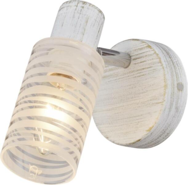Vásárlás: Klausen BARRED - Klausen - Vintage, antikolt falikar - üveg/fém -  füstös üveg/króm/fehér - IP20 - 1xE14, 1x7W (LY-1026) Fali- és mennyezeti  lámpa, csillár árak összehasonlítása, BARRED Klausen Vintage antikolt  falikar