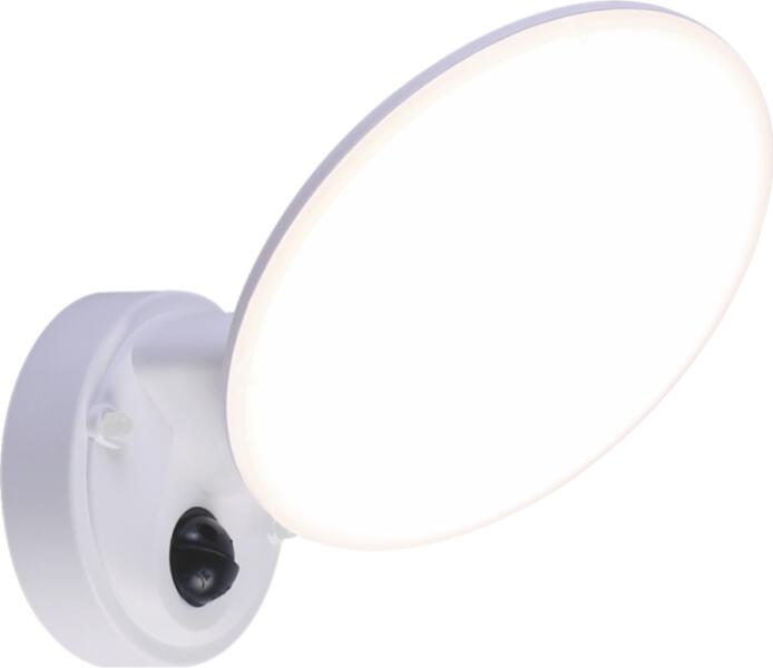 Vásárlás: Klausen OSSETT - Klausen - Integrált LED, szenzoros, kör alakú  kültéri fali lámpa - műanyag - fehér - IP44 - Integrált LED, 1x12W LED  (KL121013) Kültéri lámpa árak összehasonlítása, OSSETT Klausen