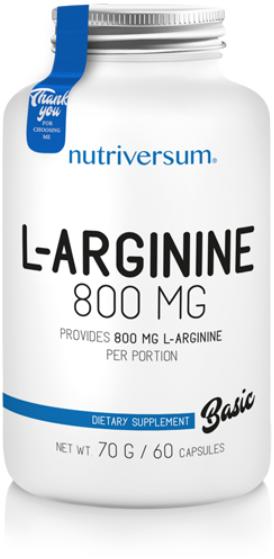 Basic - L-Arginine 800 mg kapszula 60 db