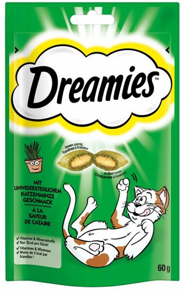 Dreamies Dreamies Pachet economic Snackuri pisici 4 x 60 g - cu iarba-mâței  (Snack pisici) - Preturi