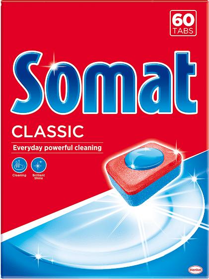 Vásárlás: Somat Classic mosogatógép tabletta (60db) Gépi mosogatószer,  öblítőszer árak összehasonlítása, Classic mosogatógép tabletta 60 db boltok