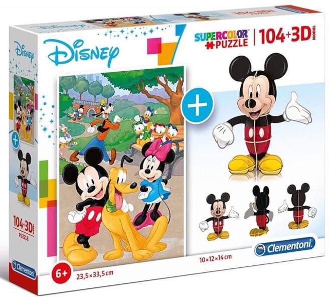 Mickey Mouse 104 db-os + 3D modell (20157)