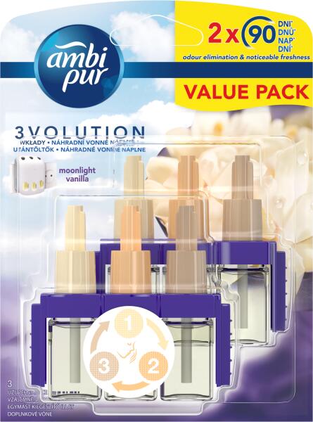 Vásárlás: Ambi Pur 3volution utántöltő DUO Moonlight Vanilla 20 ml  Levegőillatosító árak összehasonlítása, 3 volution utántöltő DUO Moonlight  Vanilla 20 ml boltok