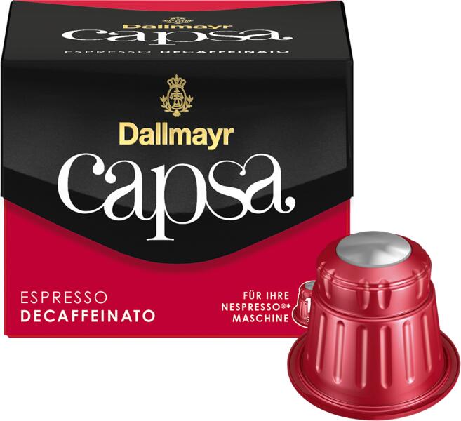 Vásárlás: Dallmayr Koffeinmentes Espresso kapszula (Nespresso  kompatibilis)10 db Kávégép kapszula, kávépárna árak összehasonlítása,  Koffeinmentes Espresso kapszula Nespresso kompatibilis 10 db boltok